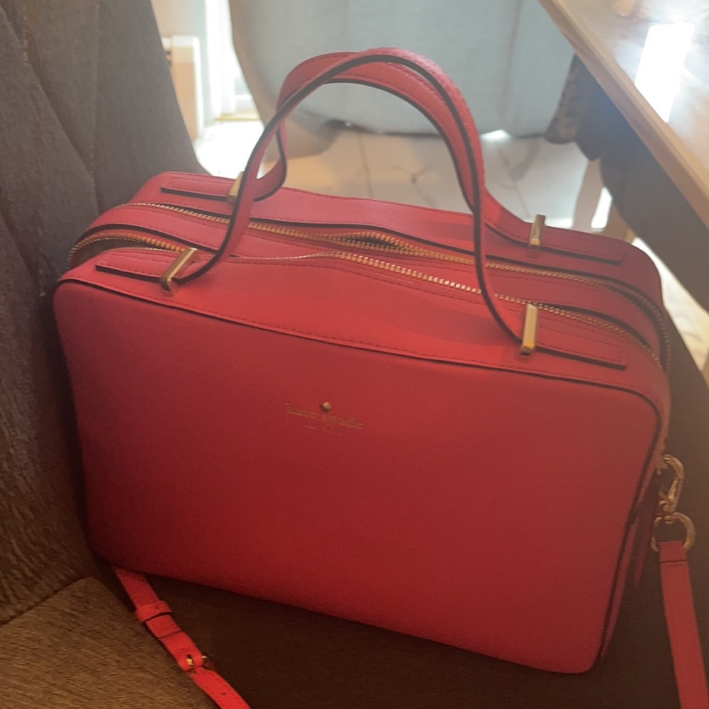 CORAL ORANGE 🍊 KATE SPADE HANDBAG - Picture 8 of 10